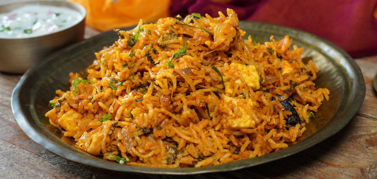 Paneer Biryani | Fragrant Rice with Vegetables & Paneer